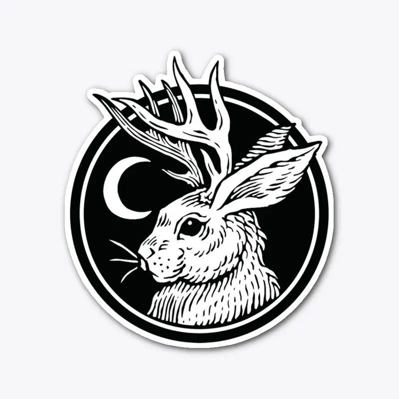 Feral Forest Folk Logo Sticker